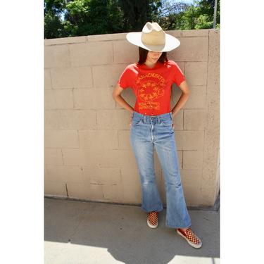Levis 646 Bell Bottoms // vintage 70s Levi's denim orange | Fenix