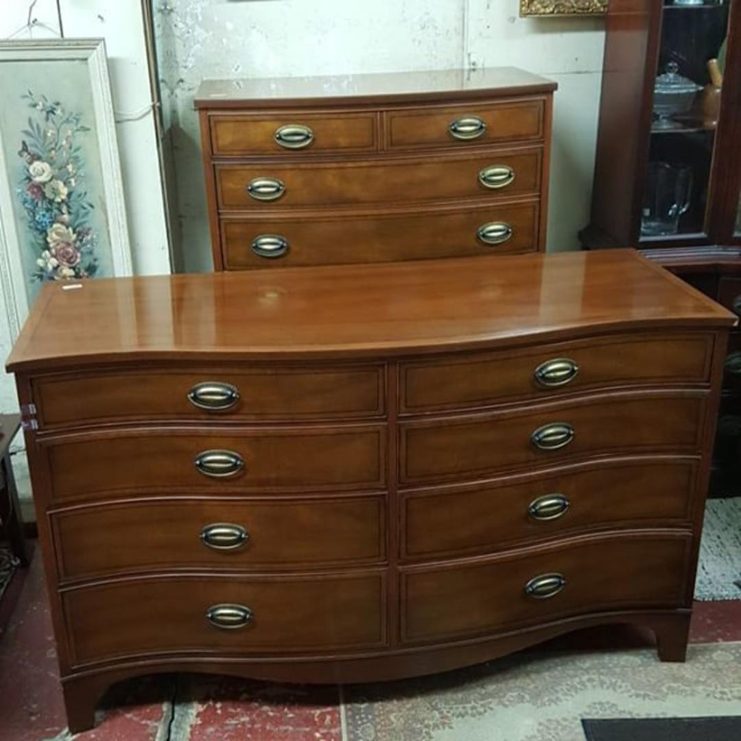 Heritage Henredon Dresser In Foreground From Mom N Pop Antiques