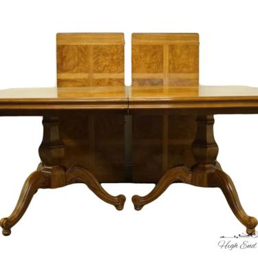 Thomasville Furniture Camille Collection Country French Double Pedestal 110" Dining Table 