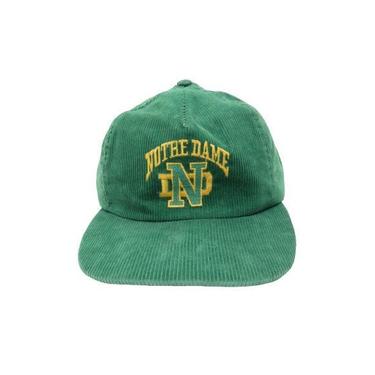 Vintage Corduroy Notre Dame Snapback 