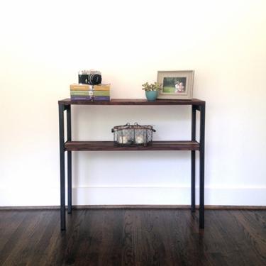 The GANNON Console Table - Reclaimed Wood &amp; Steel Console Table - Reclaimed Wood Console Table 