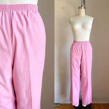 Vintage 1980s Pink Pants / M 