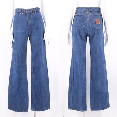 Levi's orange best sale tab bell bottoms