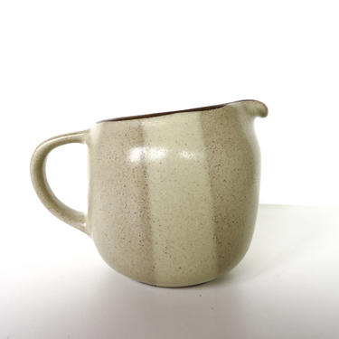 Heath Ceramics Creamer In Birch, Edith Heath Small Pitcher, Modernist Dishes, Mid Century Minimalist Ceramic Dishes 