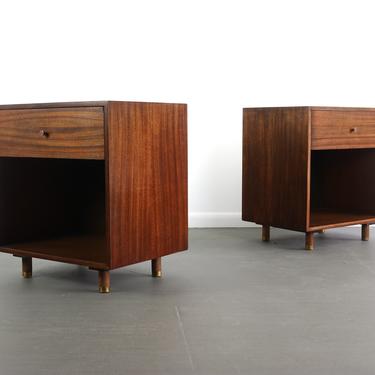 Set of Two ( 2 ) End Tables by Harvey Probber 