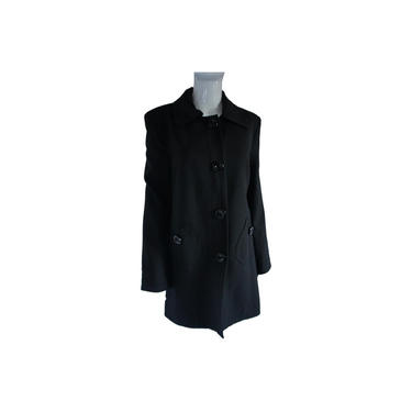 Sinequanone Black Spring-weight Swing Coat 