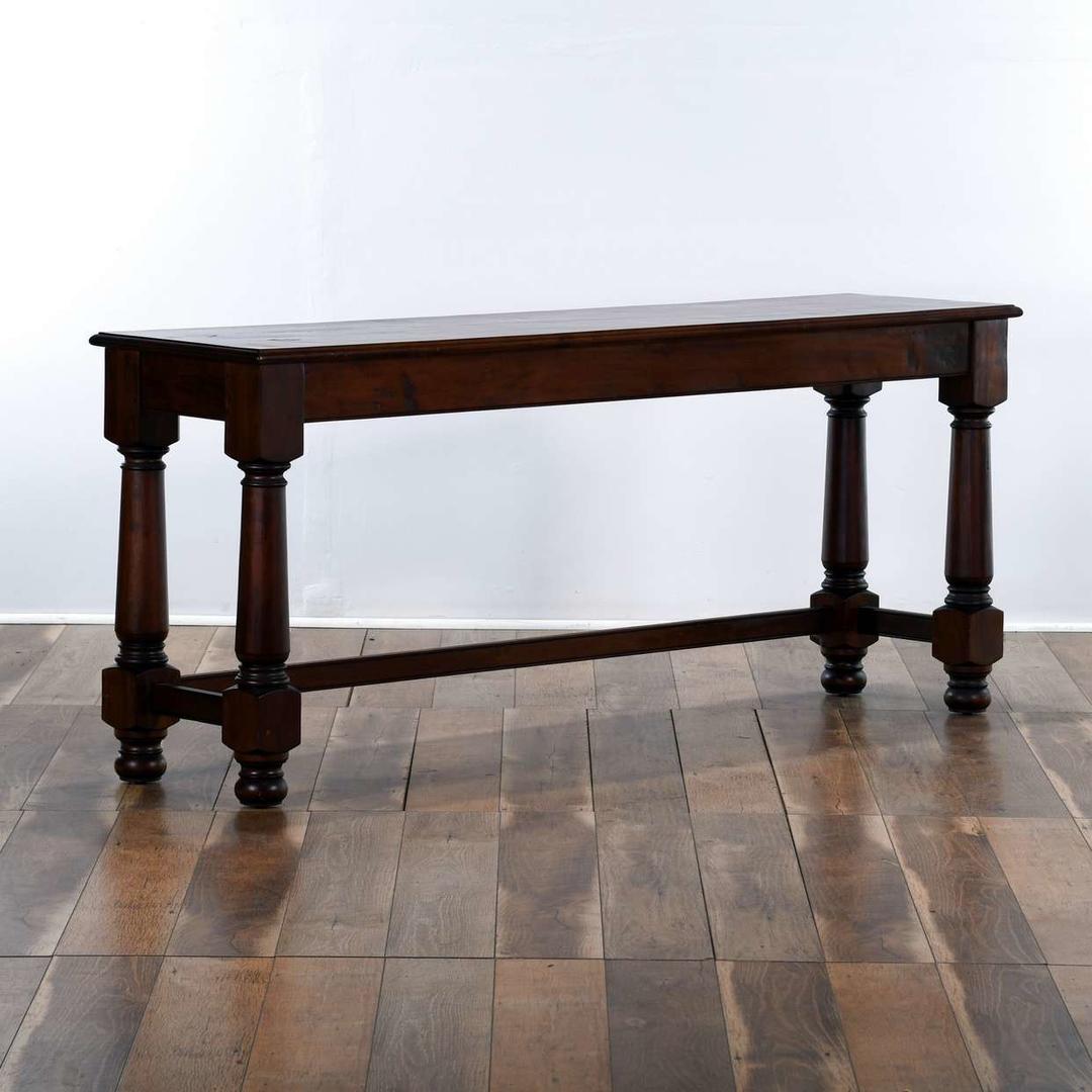 American Traditional Turned Post Console Table Loveseat (Los Angeles