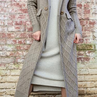 Organic cashmere coat/duster