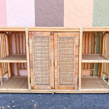 Island Style Rattan Credenza