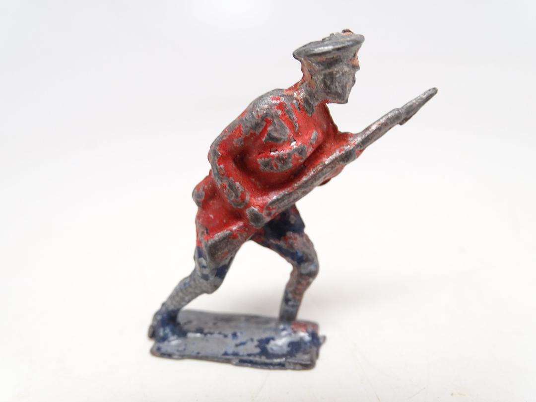Antique Die Cast Lead Soldier, Vintage World War II Military