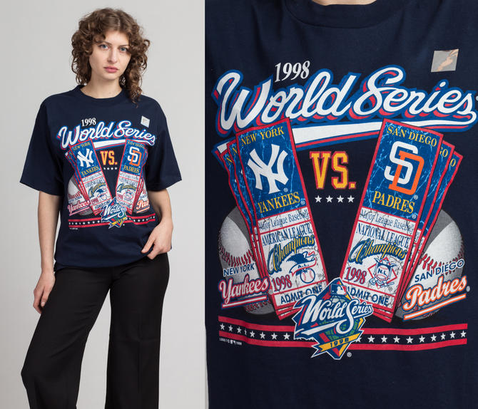 90s Vintage New York Yankees 1998 T-shirt World Series Champions