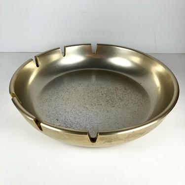 Mid Century Modern Kaiser Solid Aluminum Table Ashtray Heavy/ Large Vintage