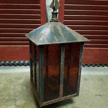 Vintage Outdoor Electric Post Lantern