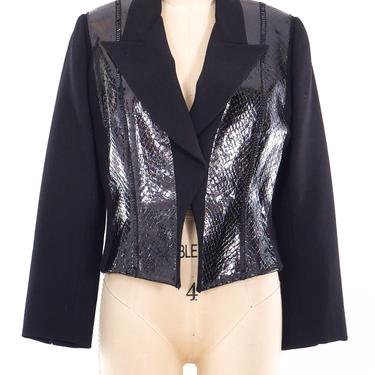 Christian Dior Snakeskin Embellished Jacket