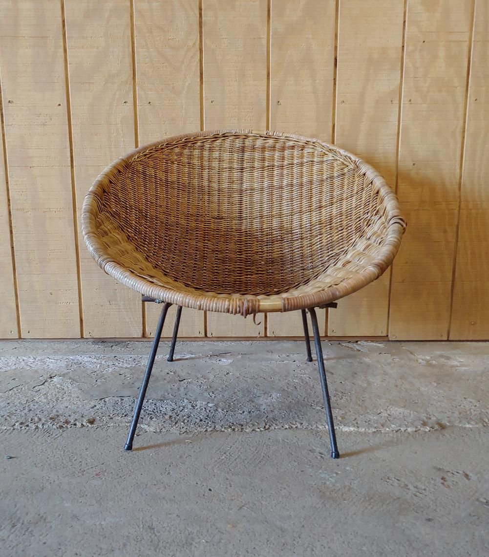 Mid century hoop online chair
