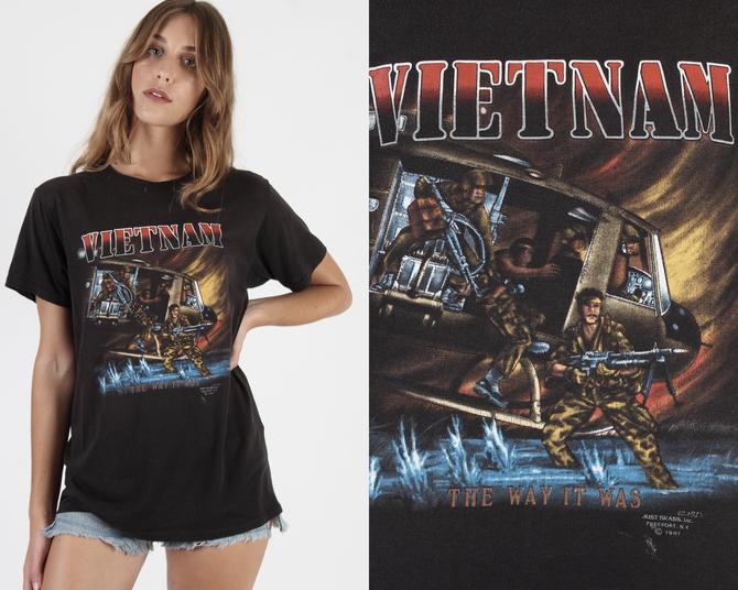 正規品販売！ Just Shirt T Emblem 3d Brass American | Vietnam 3D Shirt T トップス