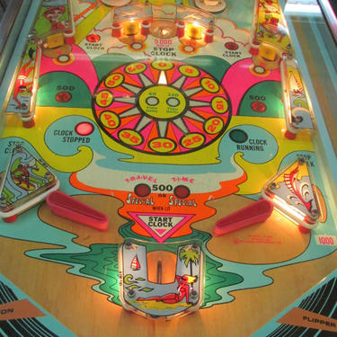 Travel Time Vintage Pinball Machine