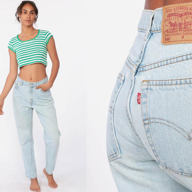 Light wash levi high waisted jeans best sale