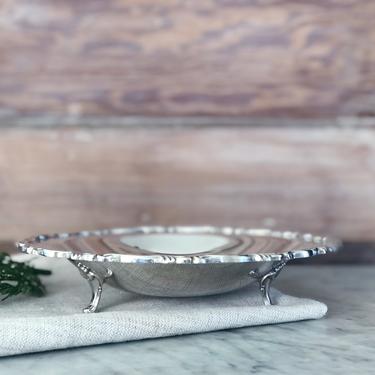 Silver Plated Footed Bowl 