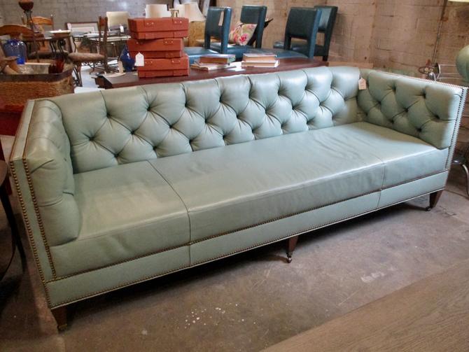 Seafoam Green Sectional Sofa Baci Living Room