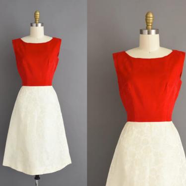 vintage 1950s dress | Christmas Holiday Party Cocktail Dress | XS Small | 50s vintage dress 