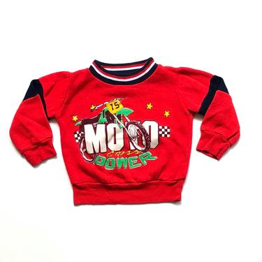 Vintage 80’s KIDS Moro Cross Graphic Sweatshirt Sz XS 