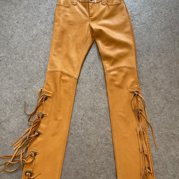 Ralph Lauren Leather Fringe Pants | No Signal - Downtown - Atlanta