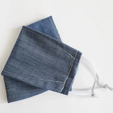 Origami Mask - Blue Denim