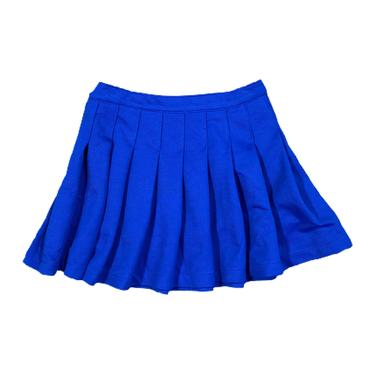 (24) Blue Pleated Skirt 063021 LM