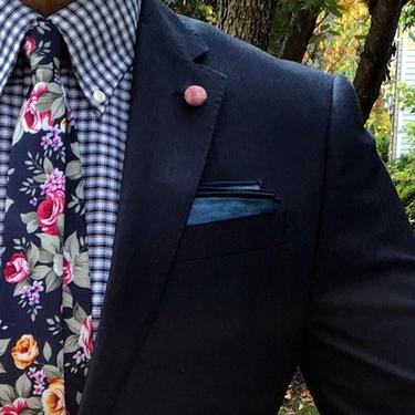 Black Floral Skinny Tie Boyfriend Gift Men's Gift Anniversary Gift for Men Husband Gift Wedding Gift For Him Groomsmen Gift for Friend Gift 