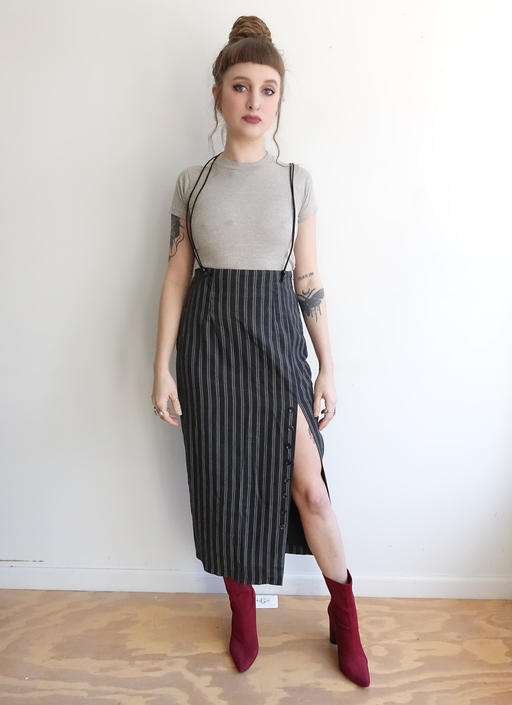 90s 2024 suspender skirt