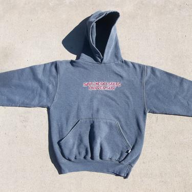 Vintage Sweatshirt 1990s SDSU Hoodies San Diego State University Small ...