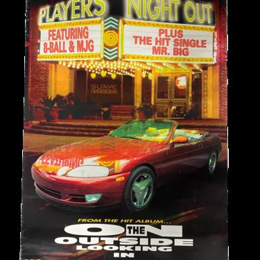 Vintage 8Ball &amp; MJG &quot;Players Night Out&quot; On The Outside Looking In Promo Posters