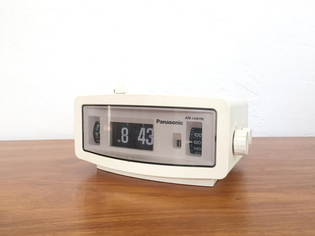 Vintage Panasonic Flip Clock Radio Sergeant Sailor Vallejo, CA