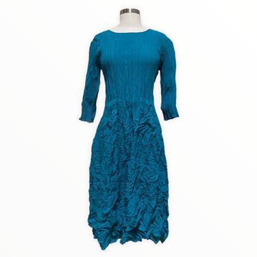 Alquema - Smash Pocket Dress - Peacock 3/4 Sleeve