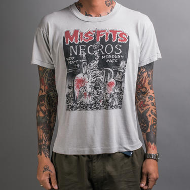Vintage 80’s Misfits Necros Pushead Flyer T-Shirt 