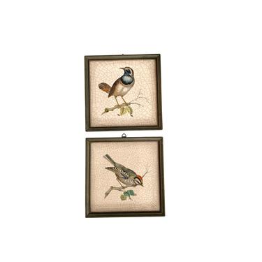 Rosenthal Bird Tiles- A Pair 