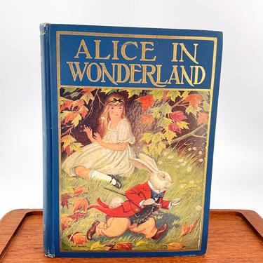 Alice in Wonderland &amp; Through the Looking Glass 1916 Windermere Series 12 PLATES 1st Edition Hard Cover 