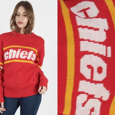 Cliff Engle Kansas City Chiefs Sweater Vintage 80s Sweater NFL