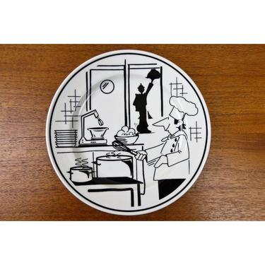 Oneida Classic B&B Bread Plates - Restaurantware - 9803C - HTF Chef Cartoon 