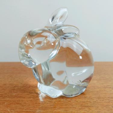 Vintage Fenton Clear Glass Figurine 5162 | Bunny Bunnie Rabbit | Art Glass 