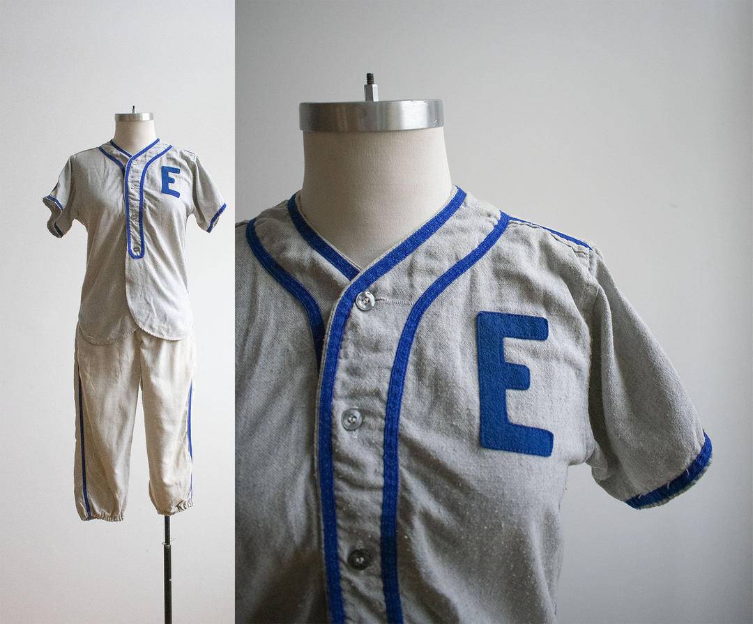 Vintage 1930s 1940s Baseball Uniform / Vintage Little League Uniform /  Vintage, Milk & Ice