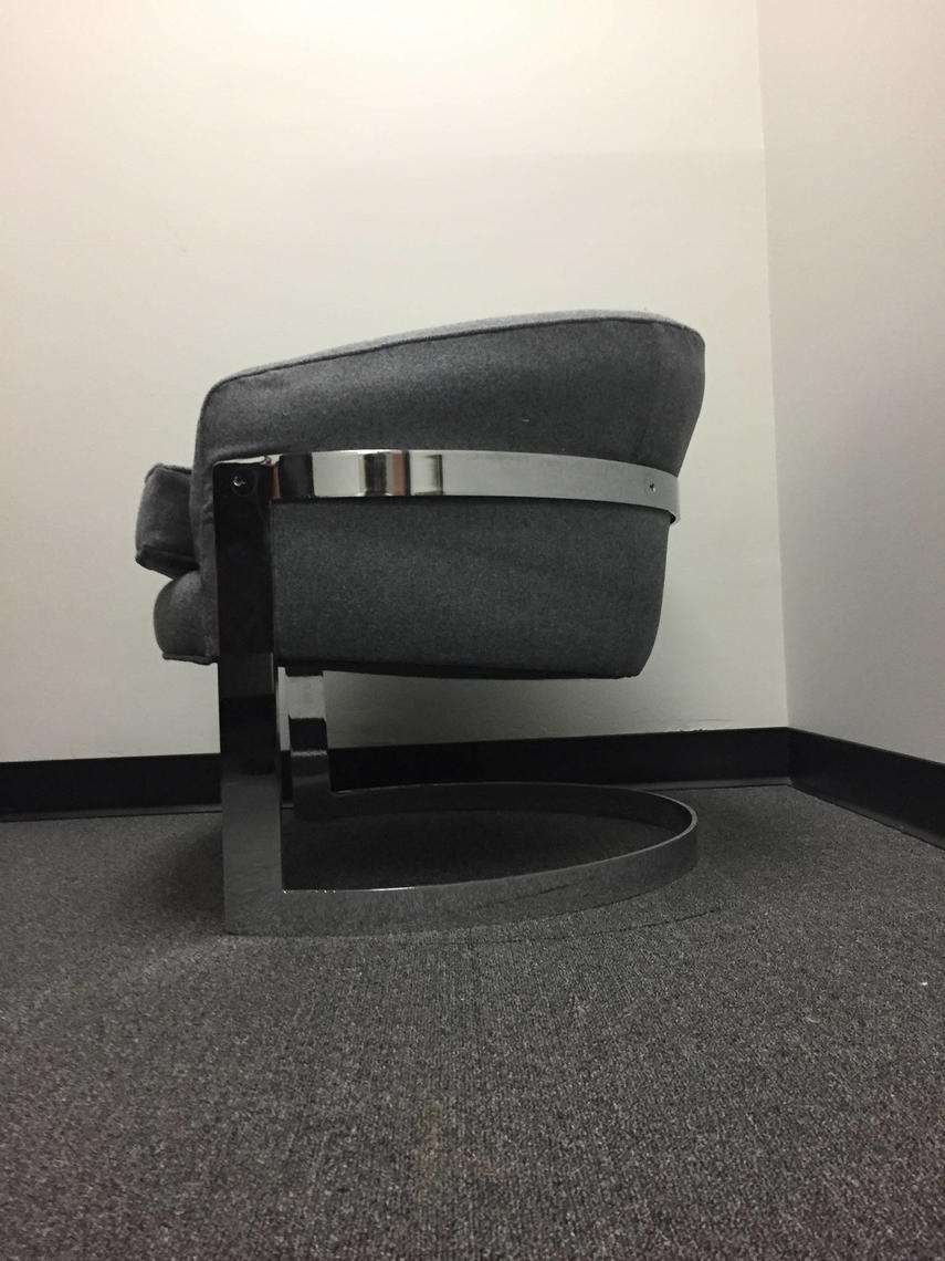 Mid Century Modern Chrome Lounge Chair Mod and Ozzie Annapolis, MD