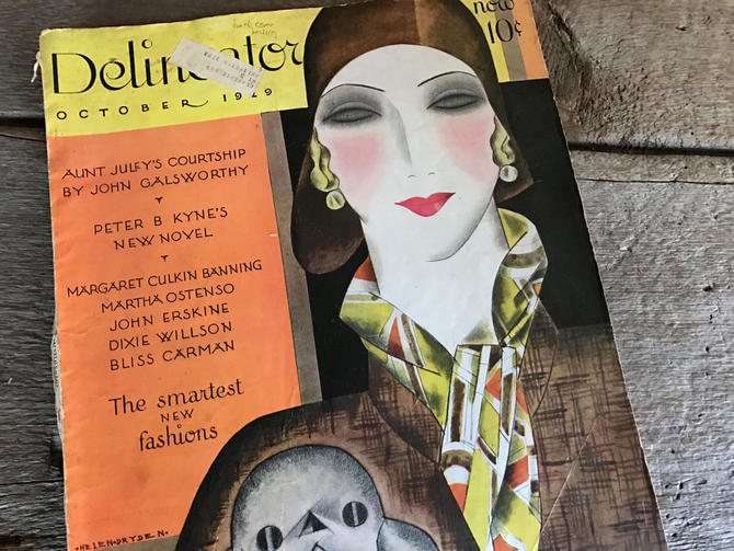 1929 Delineator Magazine Helen Dryden 1920s Womens Fashion Magazine Art Deco Flapper Era Lifestyle Advertisements Framable Artwork By Jansvintagestuff From Jan S Vintage Stuff Of Chicago Il Attic
