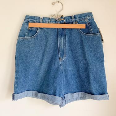 Vintage 1990s Deadstock Denim Shorts / 29&amp;quot; - 30&amp;quot; waist 