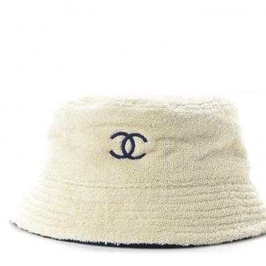 CHANEL HAT beige cotton size 59 at 1stDibs  chanel hat vintage, coco  chanel hat, hat chanel