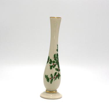 vintage lenox Holiday bud vase 