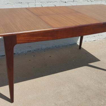 Mid Century Modern Teak English Dining Table by Nathan 