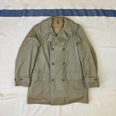 Size 38 (M) Vintage 1940s WW2 US Army Cotton Olive Drab | Briar