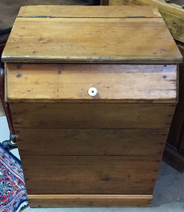 SOLD. Antique Primitive Country Grain Feed Flour Bin Baileywyck